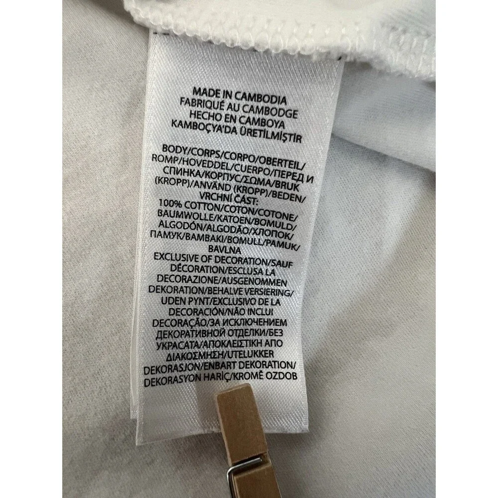 Polo Ralph Lauren Mens XXL White Short Sleeve Cotton Flesh Pony Classic Fit Y2K